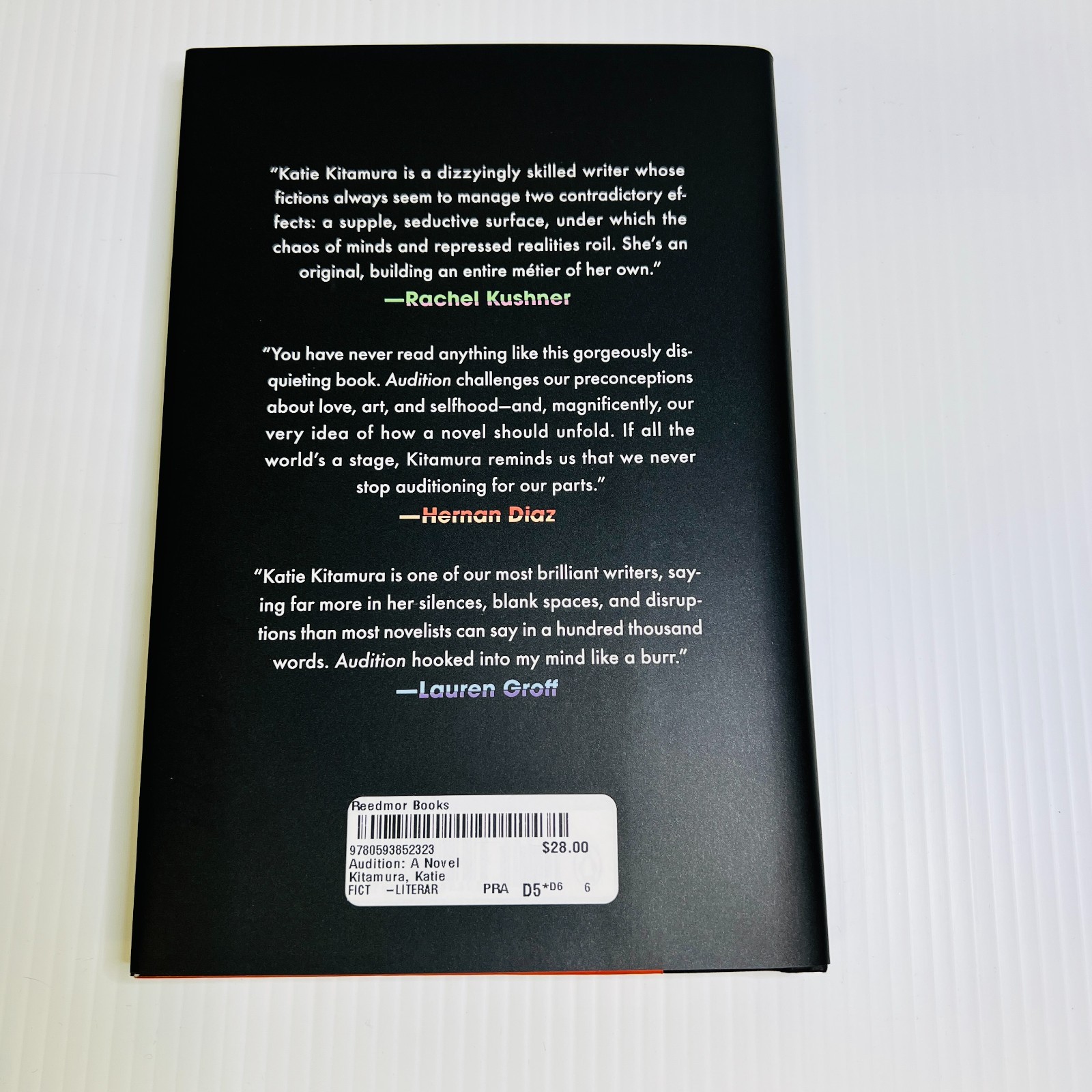 Audition A Novel by Katie Kitamura * 1ST EDITION * 1ST PRINT *