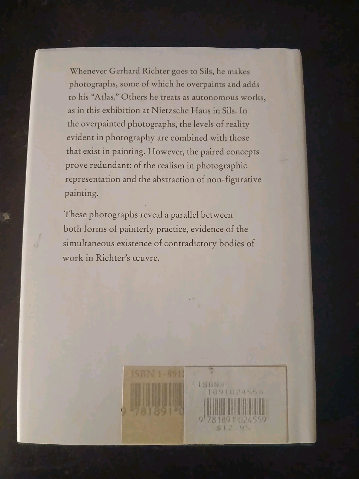 Gerhard Richter Sils 1st edition