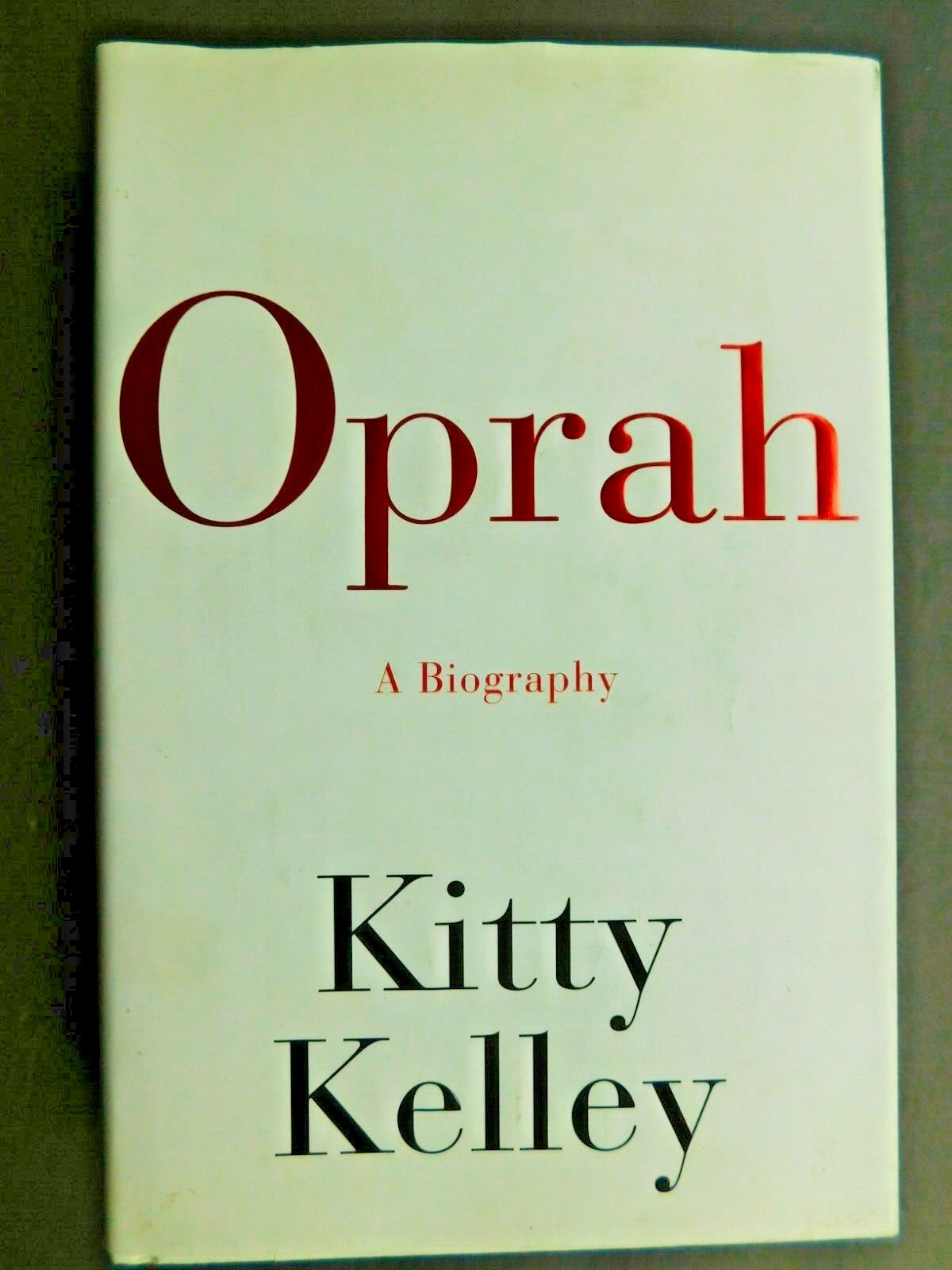 OPRAH Winfrey biography by Kitty Kelley 524 pages hardcover unread 1st ed HCDJ