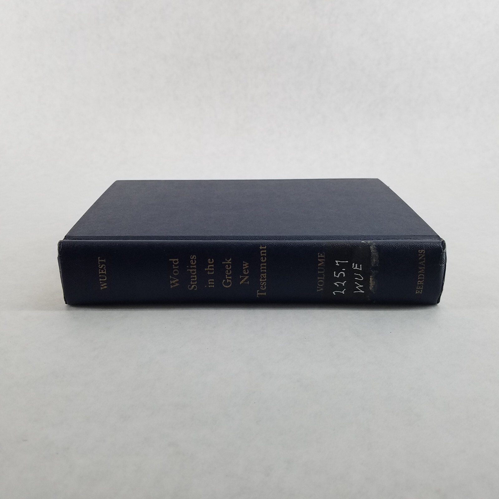 Wuest Word Studies: Vol 3 – 1966 Hardcover by Kenneth S Wuest – NO TEXT MARKS