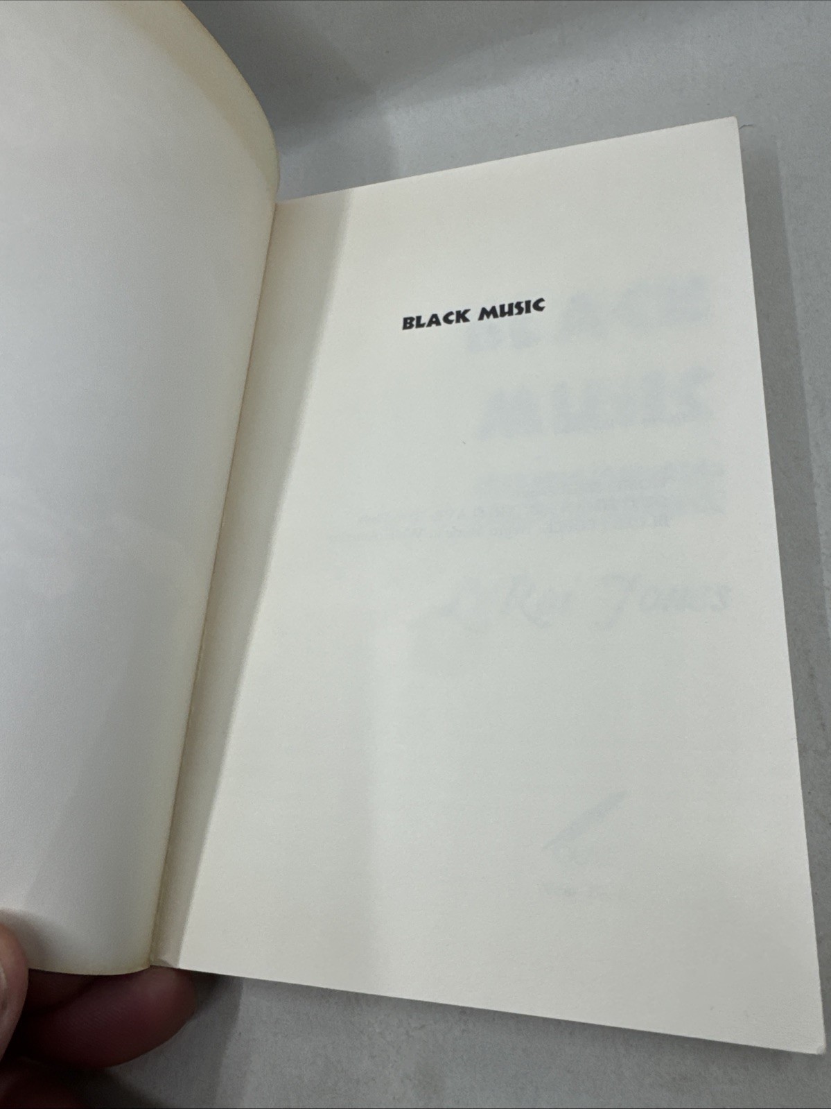 BLACK MUSIC LEROI JONES VINTAGE JAZZ PAPERBACK JOHN COLTRANE ALLEE WILLIS ESTATE
