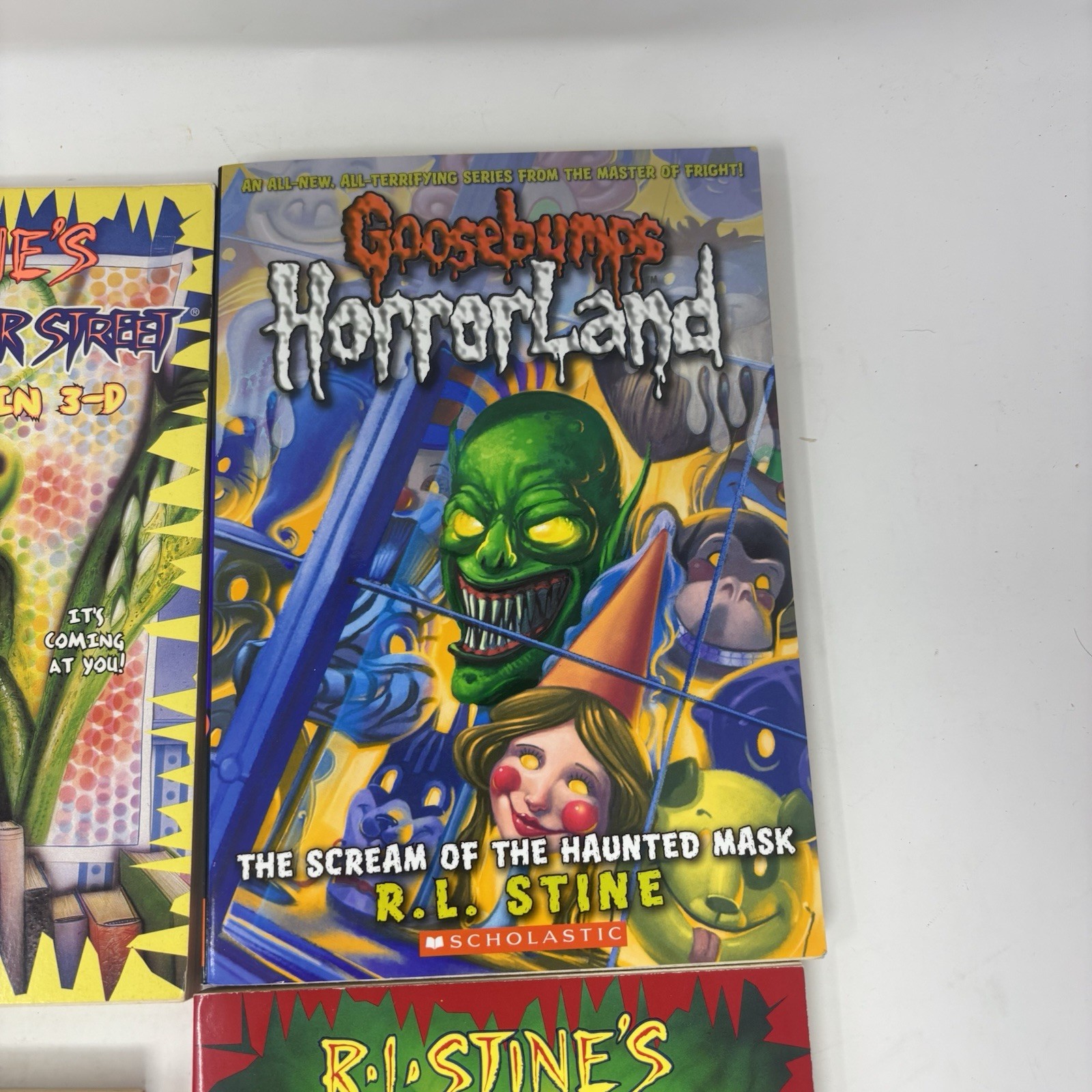 Goosebumps R. L. Stine Lot Of 6 Vintage 1990s Embossed KIDCORE READ DESCRIPTION