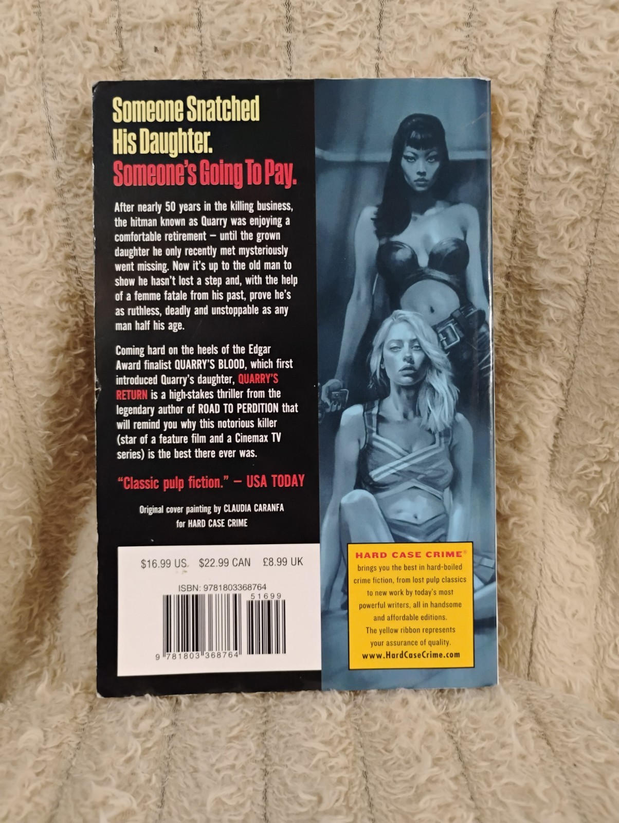 Quarry’s Return by Max Allan Collins – Hard Case Crime Paperback