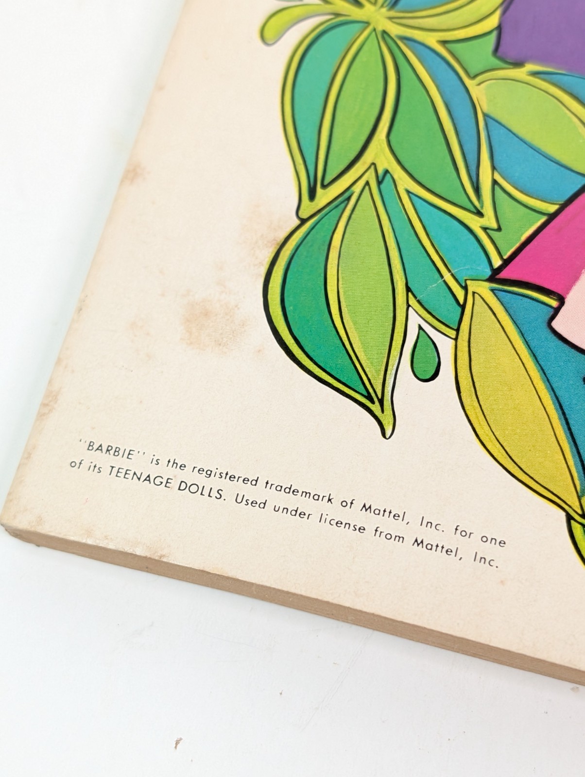 1969 Barbie Coloring Book Teen Queen Contest Whitman Publishing USA Vintage