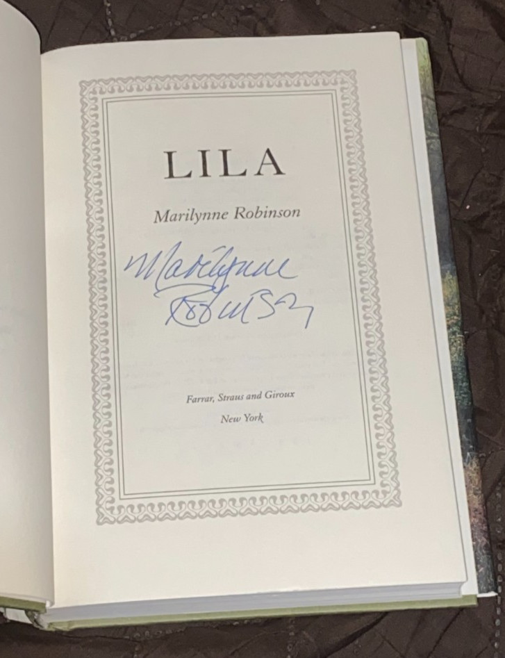 Lila : A Novel by Marilynne Robinson (***SIGNED BY AUTHOR ***)