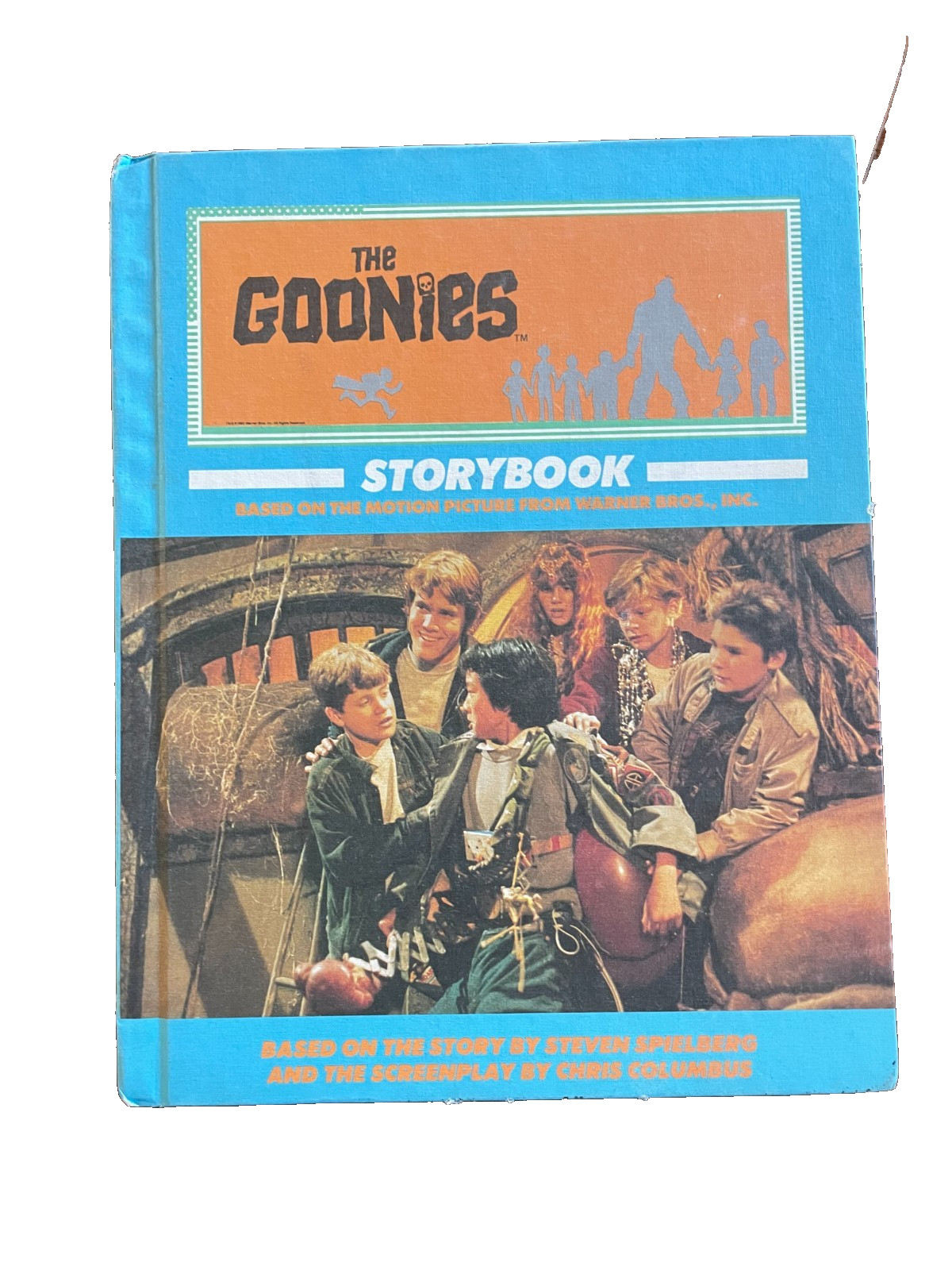 THE GOONIES Storybook 1985 Spielberg Warner Bros HC Weekly Readers Book