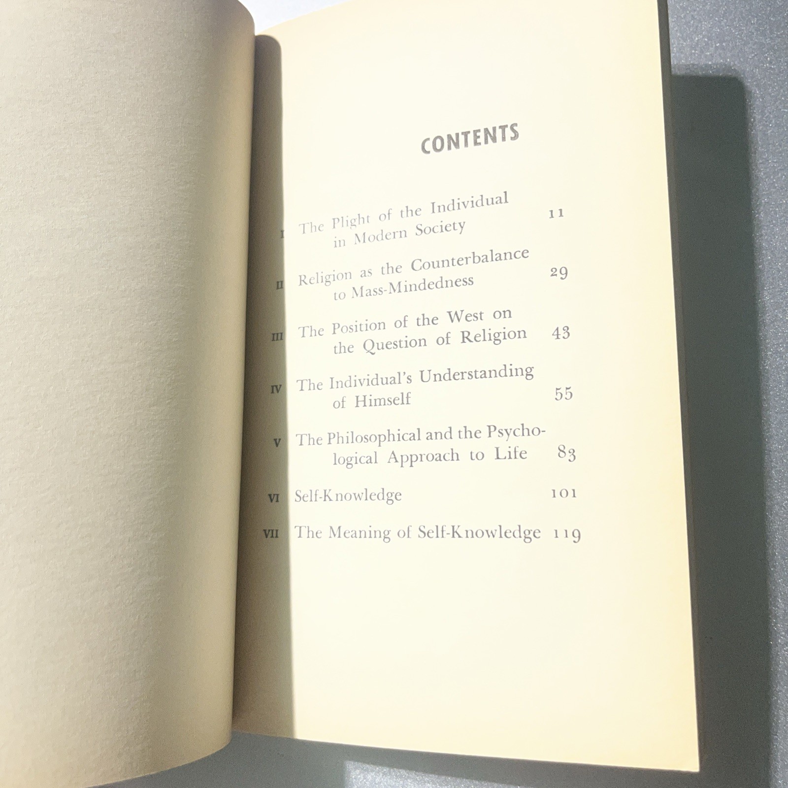 The Undiscovered Self by C.G. Carl Gustav Jung Vtg Mentor Book 1958 9th Print