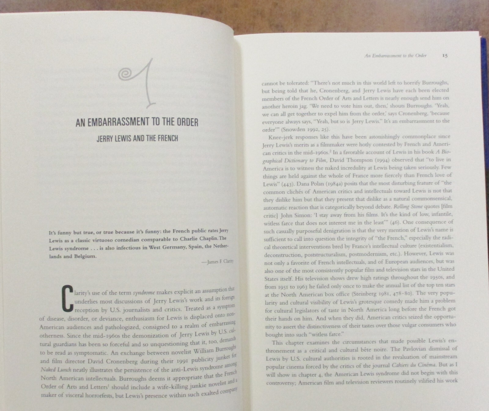 „Inventing Jerry Lewis“ Hardcover Book (2000) Frank Krutnik – First Edition