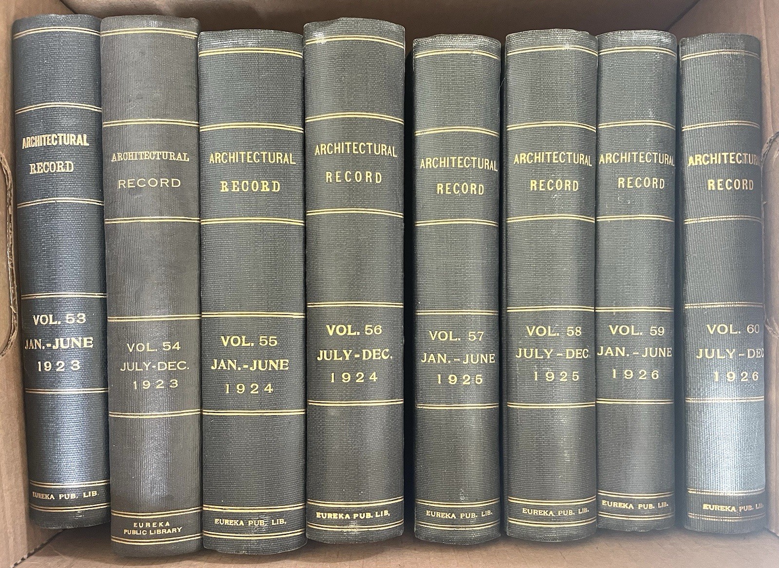 Vintage Architectural Record Magazine Bound Volumes 1923-1940. CHOICE