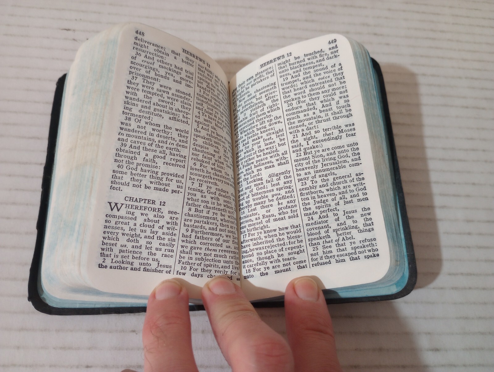 New Testament Psalms KJV American Bible Society Pocket Edition 1969