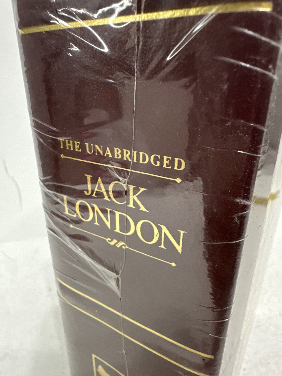 The Unabridged Jack London Book Hardcover Leather Bound Luxury Edition 1997