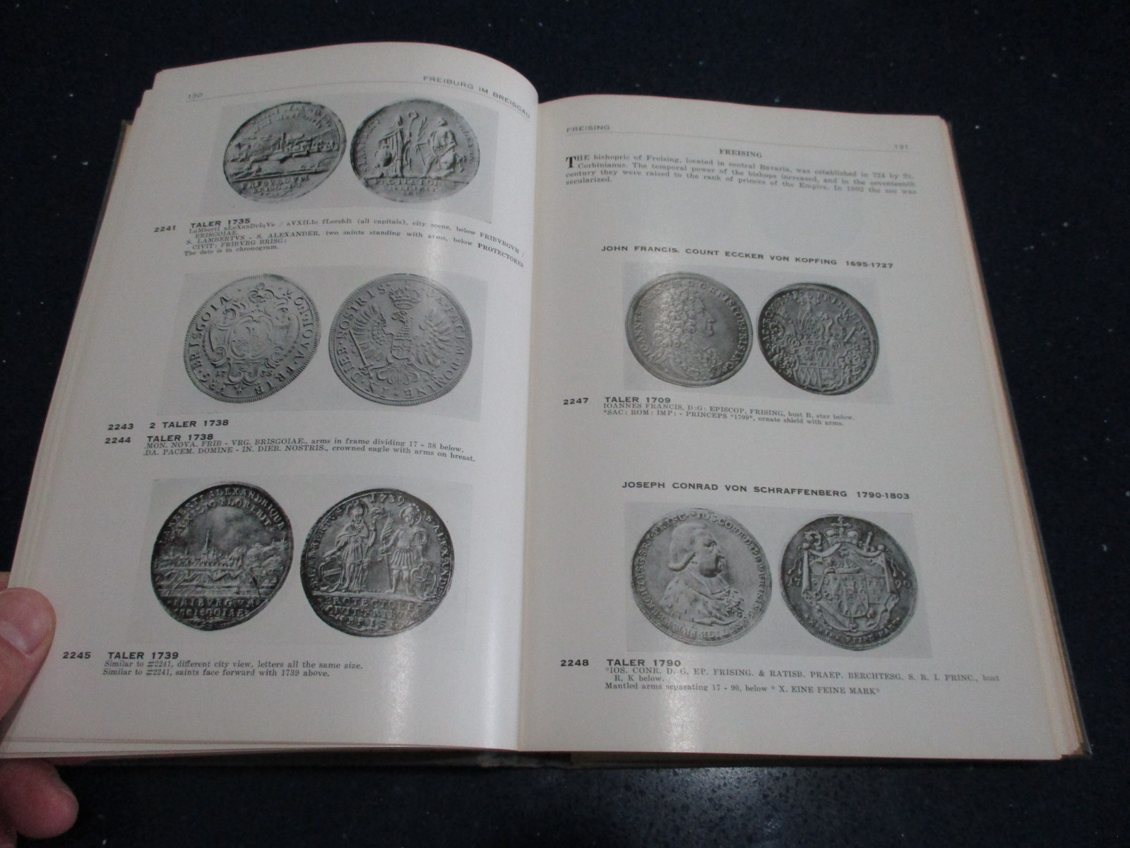 GERMAN TALERS 1700-1800 w/ORIG VALUE SHEET! Book by John S Davenport SIGNED!