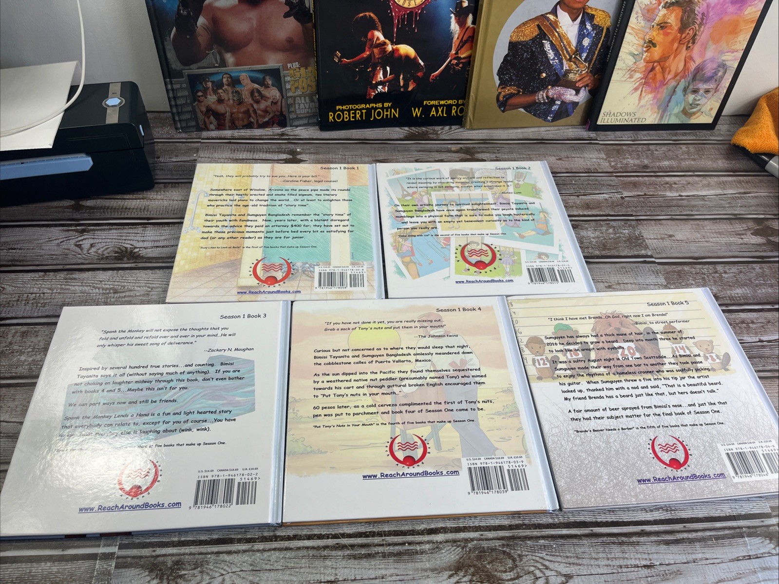 Reach Around Books Season One, Set 5 Hardcover Books Used