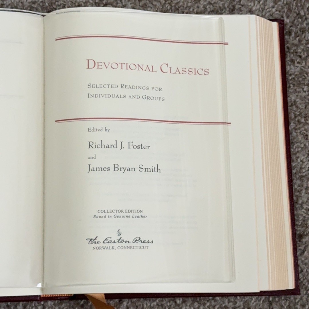 The Easton Press Devotional Classics Collector Edition leather bound