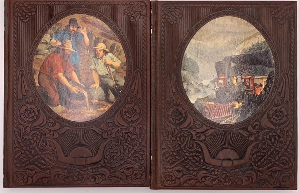 Lot of Eight of the Old West Series, 1970’s Leather Cover, B152