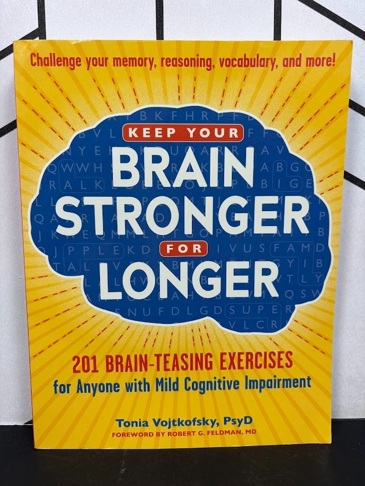 Keep Your Brain Stronger for Longer 201 Exercises Unused Unwritten Workbook VG+
