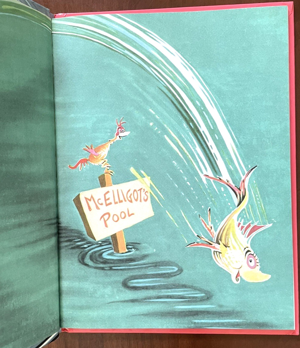 McElligot’s Pool by Dr. Seuss ~ Random House Hardcover Oversized Book