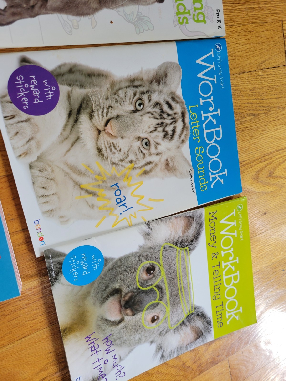 New 7 Learning Workbooks, Phonics, Sounds, Letters, Time&money, Early Reading.