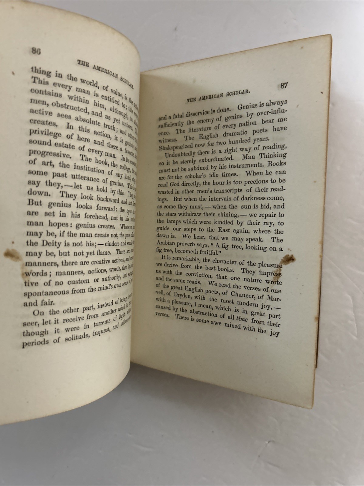 Miscellanies : Embracing Nature, Addresses, and Lectures by R W Emerson 1856 HC