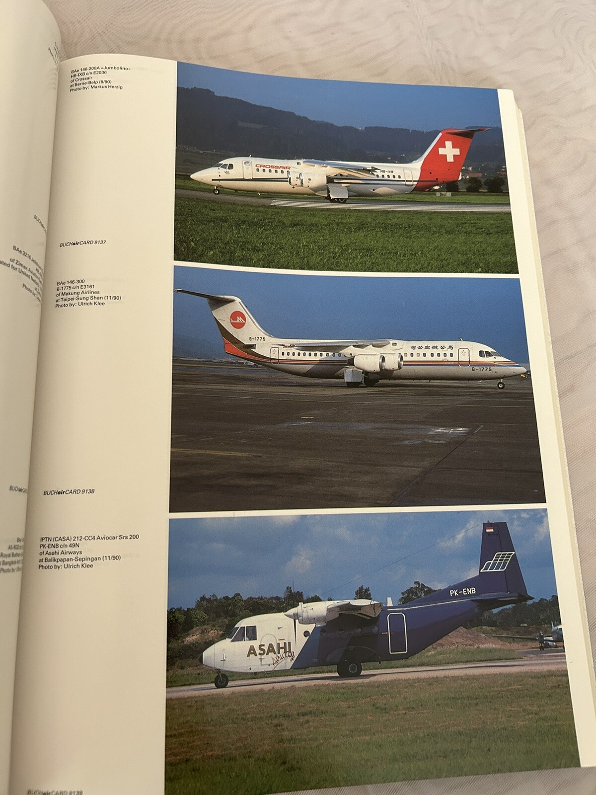 JP Airline Fleets International 91, U. Klee, Bucher Publ., illustrated