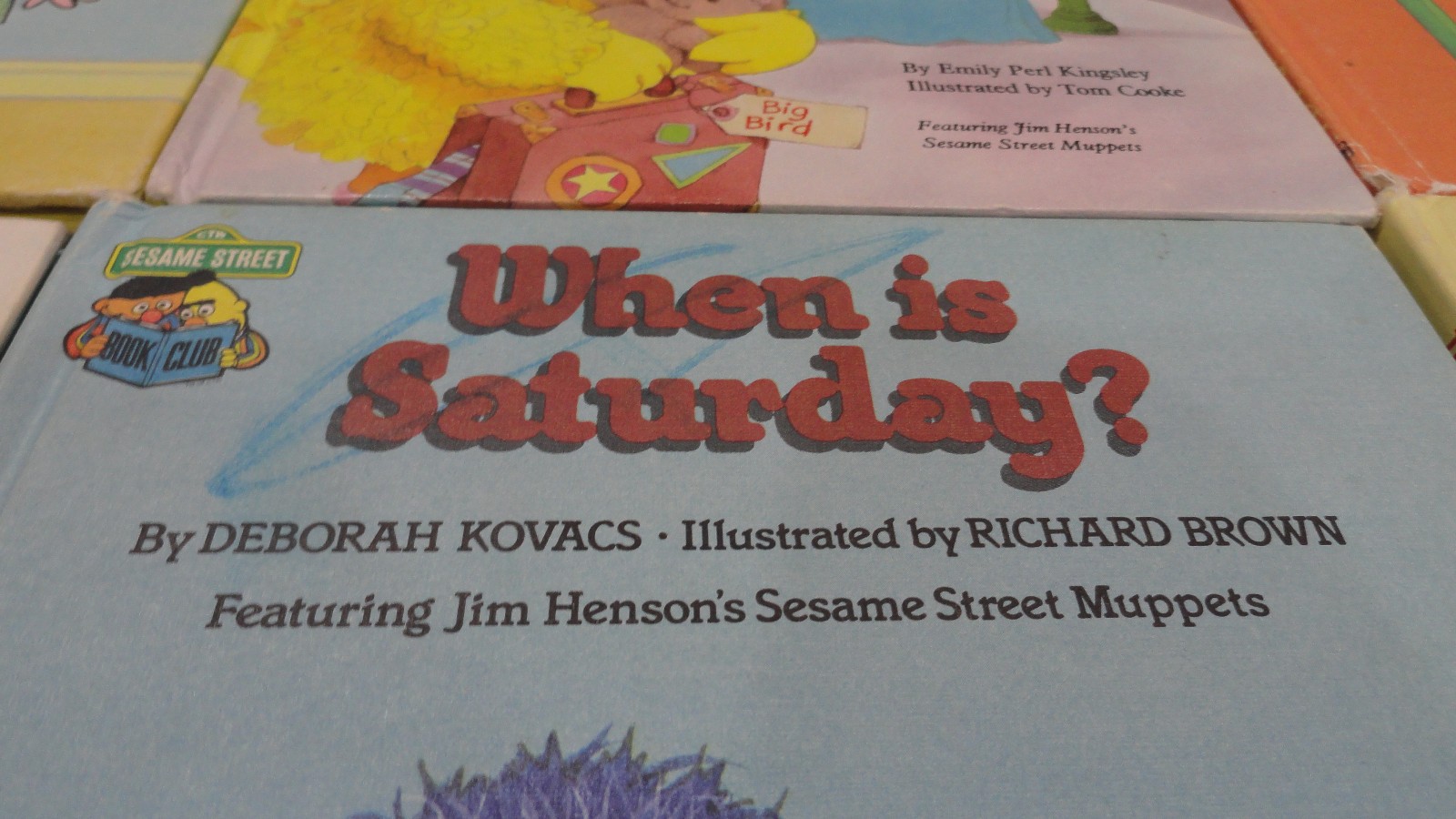 Sesame Street Book Club 1980’s Set of 26 Books See Below for Titles & Condition