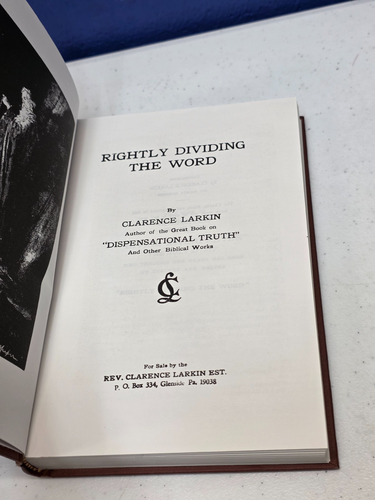 Rightly Dividing The Word – Hardcover Vintage – Clarence Larkin Biblical