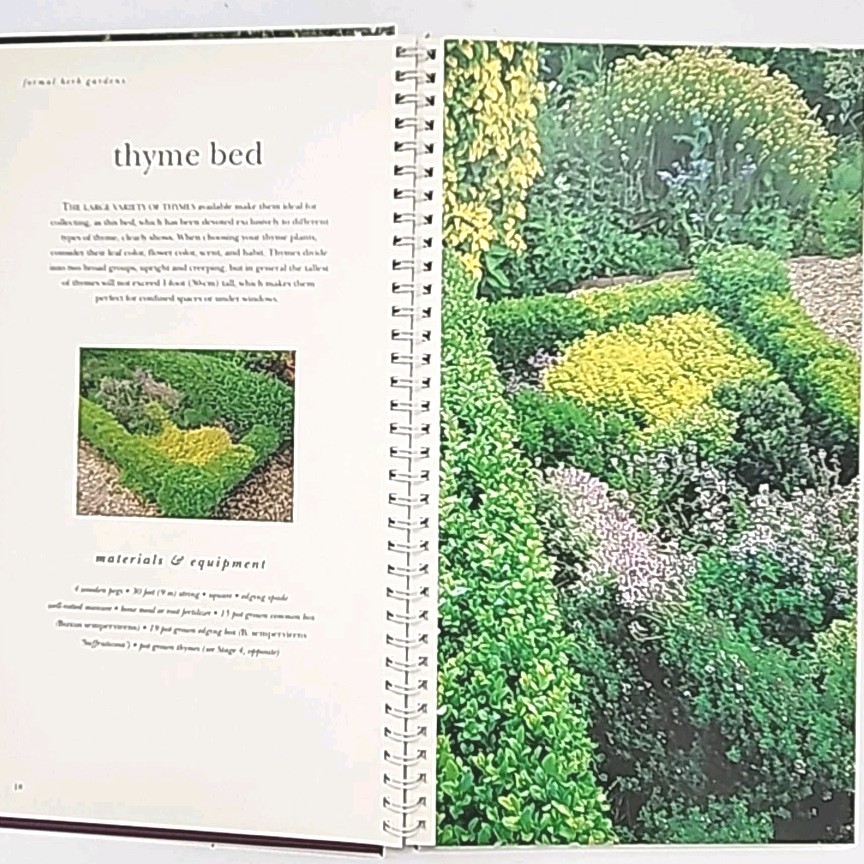 Gardening with Herbs by George Carter 1st Edition Spiral Bound Hardcover Book
