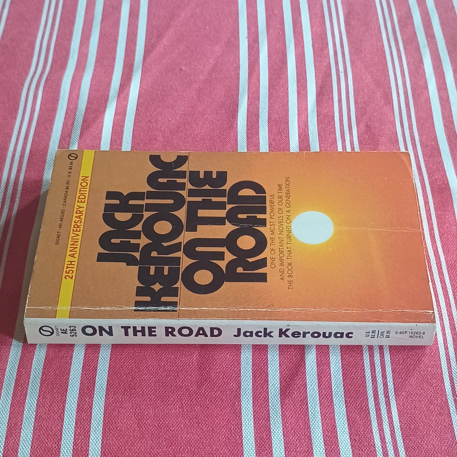 Jack Kerouac On the Road 25th Anniversary Edition Paperback NAL Penguin 1955