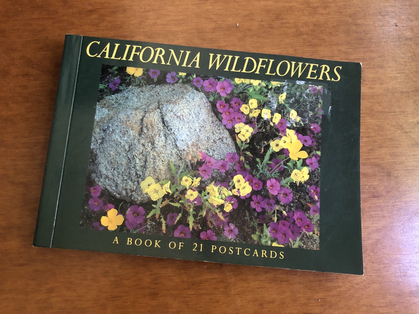 California Wildflowers A Book of 21 Postcards Browntrout Publishers Photos VTG