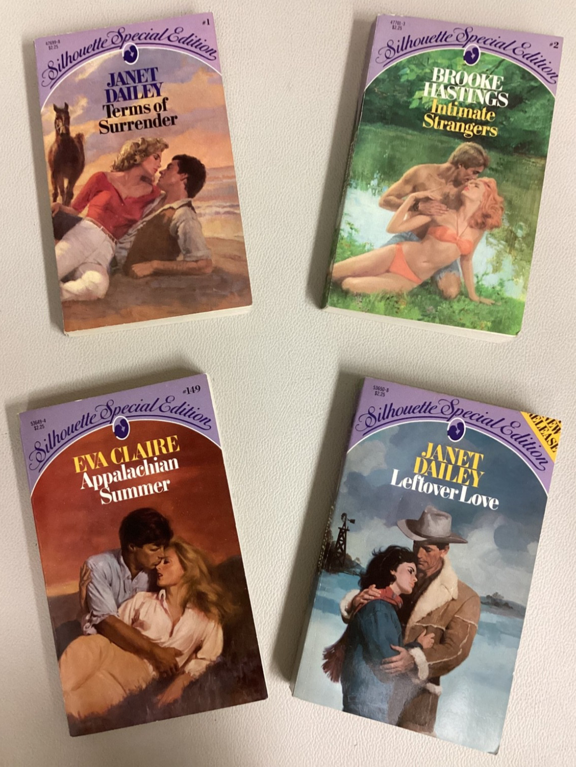 SILHOUETTE SPECIAL EDITION Lot of 103 PB VG #1-150 Vintage Romance Bks 1982-1984