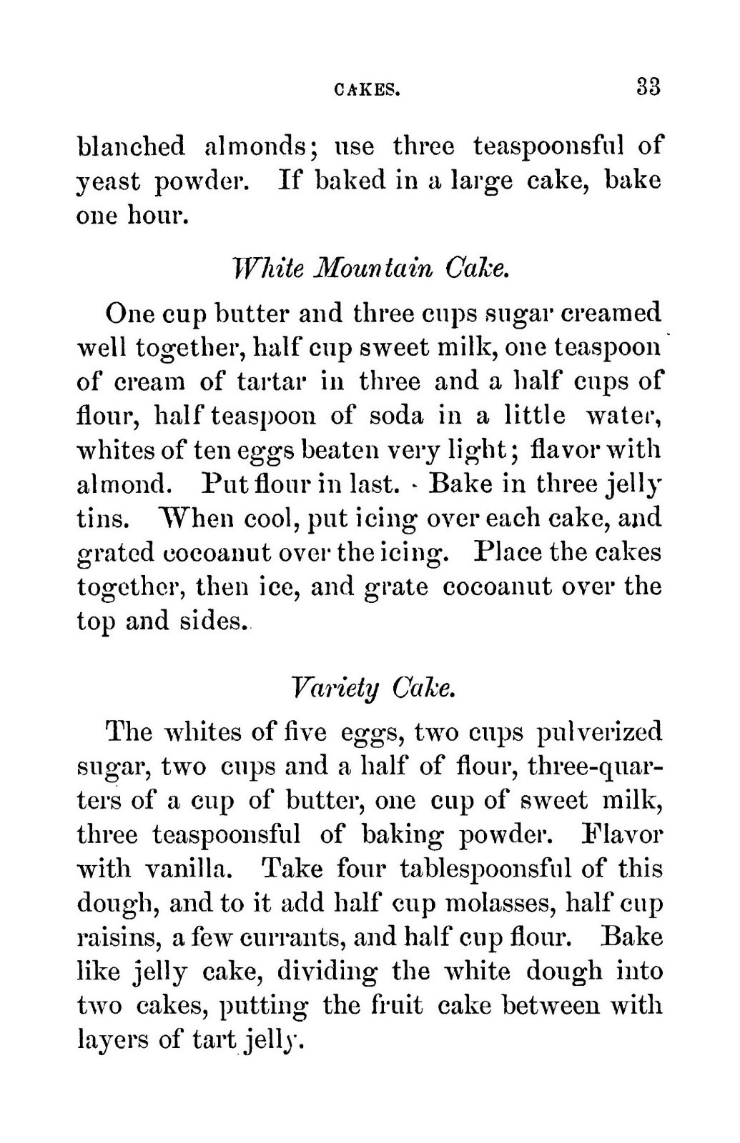 1876 Westminster Vintage Cook Book 64 Pages
