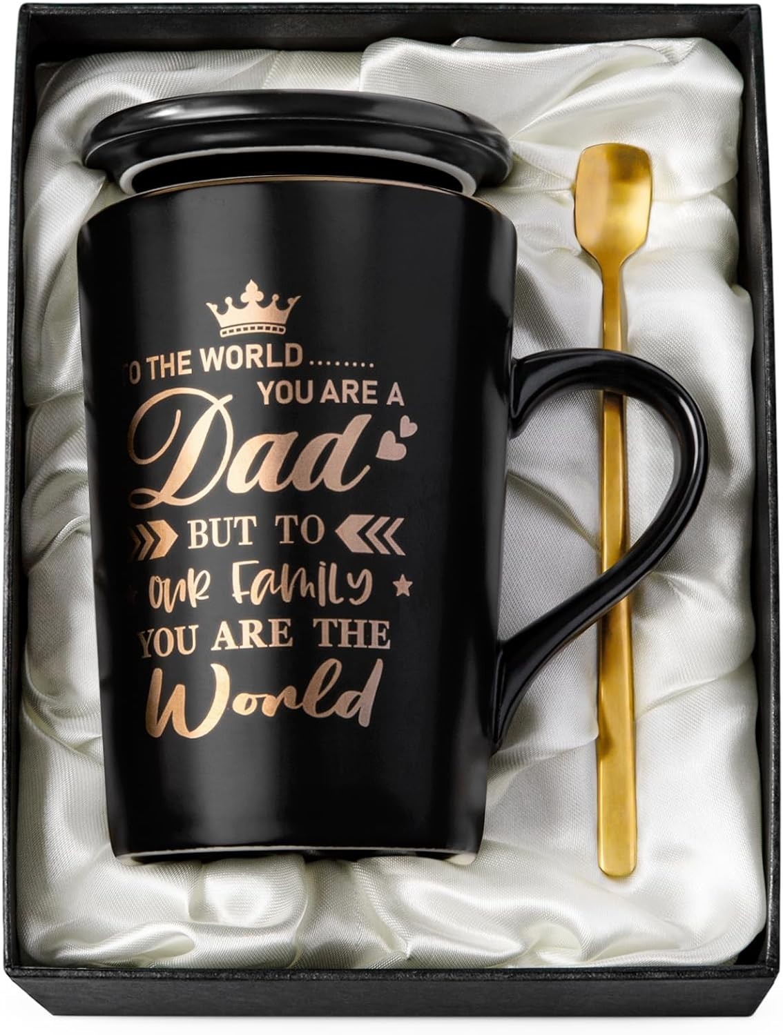 Memorable 14oz Coffee Mug for Dad – Thoughtful Father’s Day Present in Gift Box