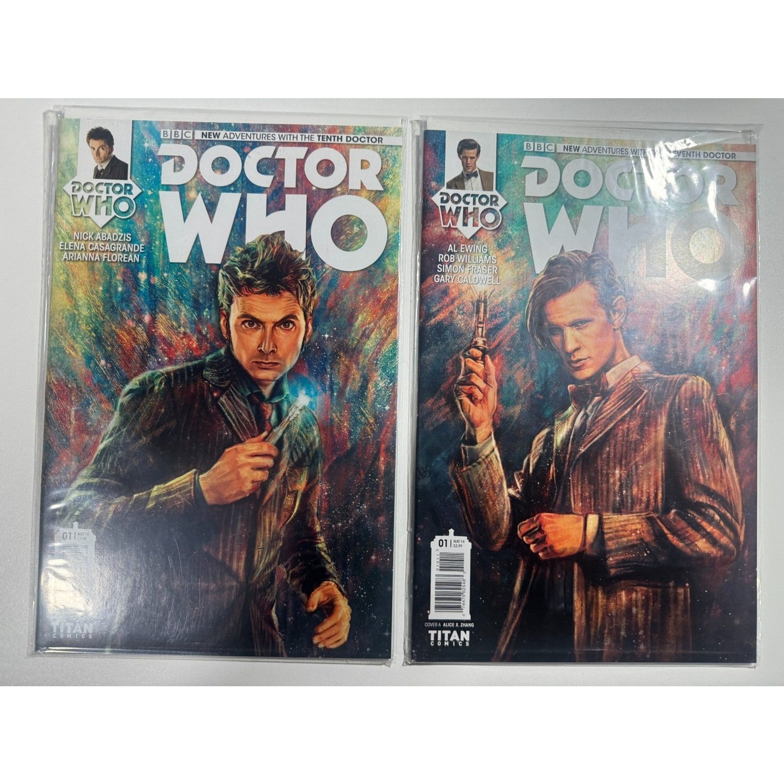 Doctor Who Titan Comics 10th & 11th Doctor Issue #1 & #2 Comic Lot