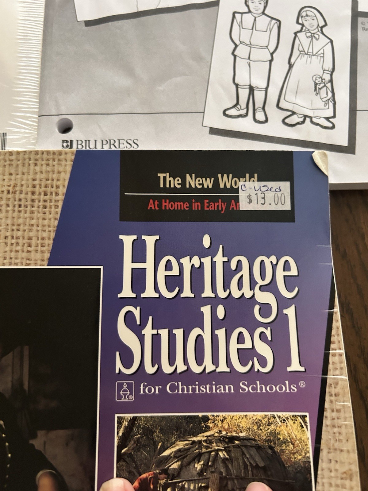 Bob Jones University BJU Heritage Studies 1 Curriculum set the New world 3 books