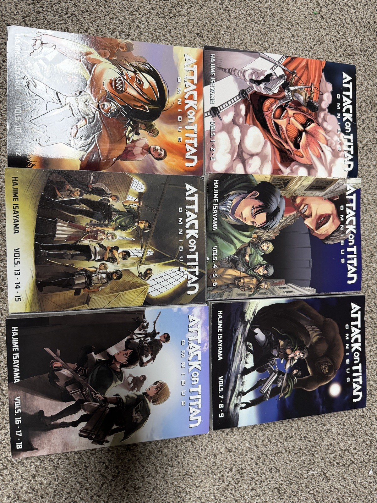 Attack on Titan Manga Volumes 1-18 [Kodansha Comics] *ENGLISH VERSION* NICE!