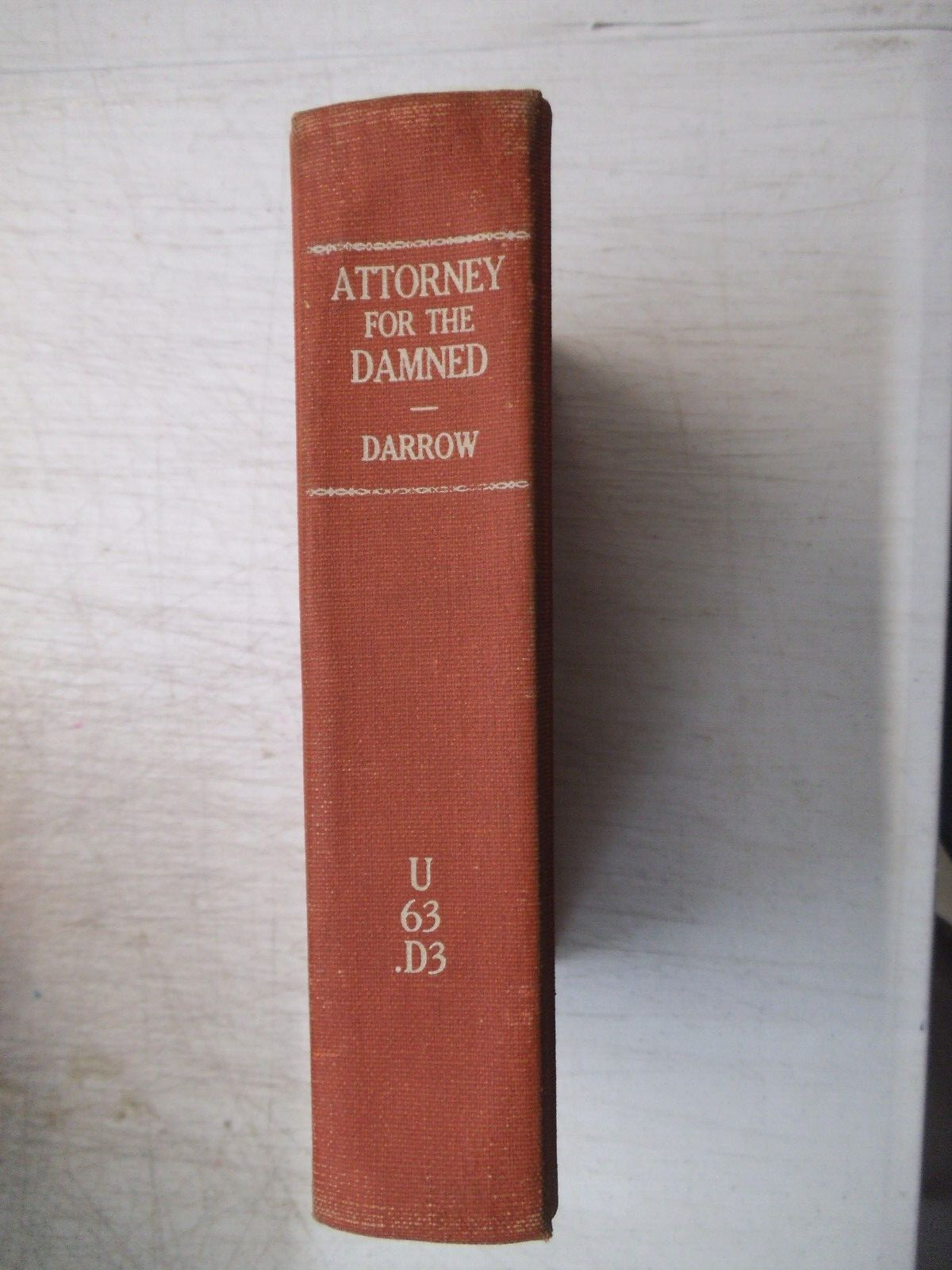 ATTORNEY FOR THE DAMNED BY DARROW VINTAGE 1957 HARDCOVER HC SIMON AND SCHUSTER