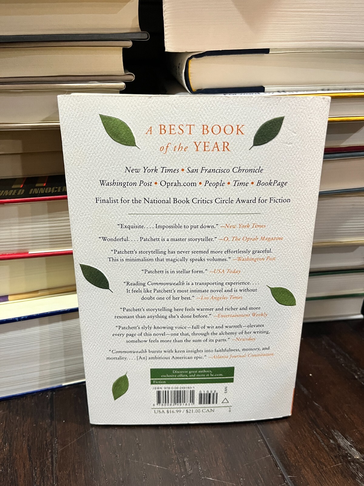 Brand New COMMONWEALTH by Ann Patchett Paperback