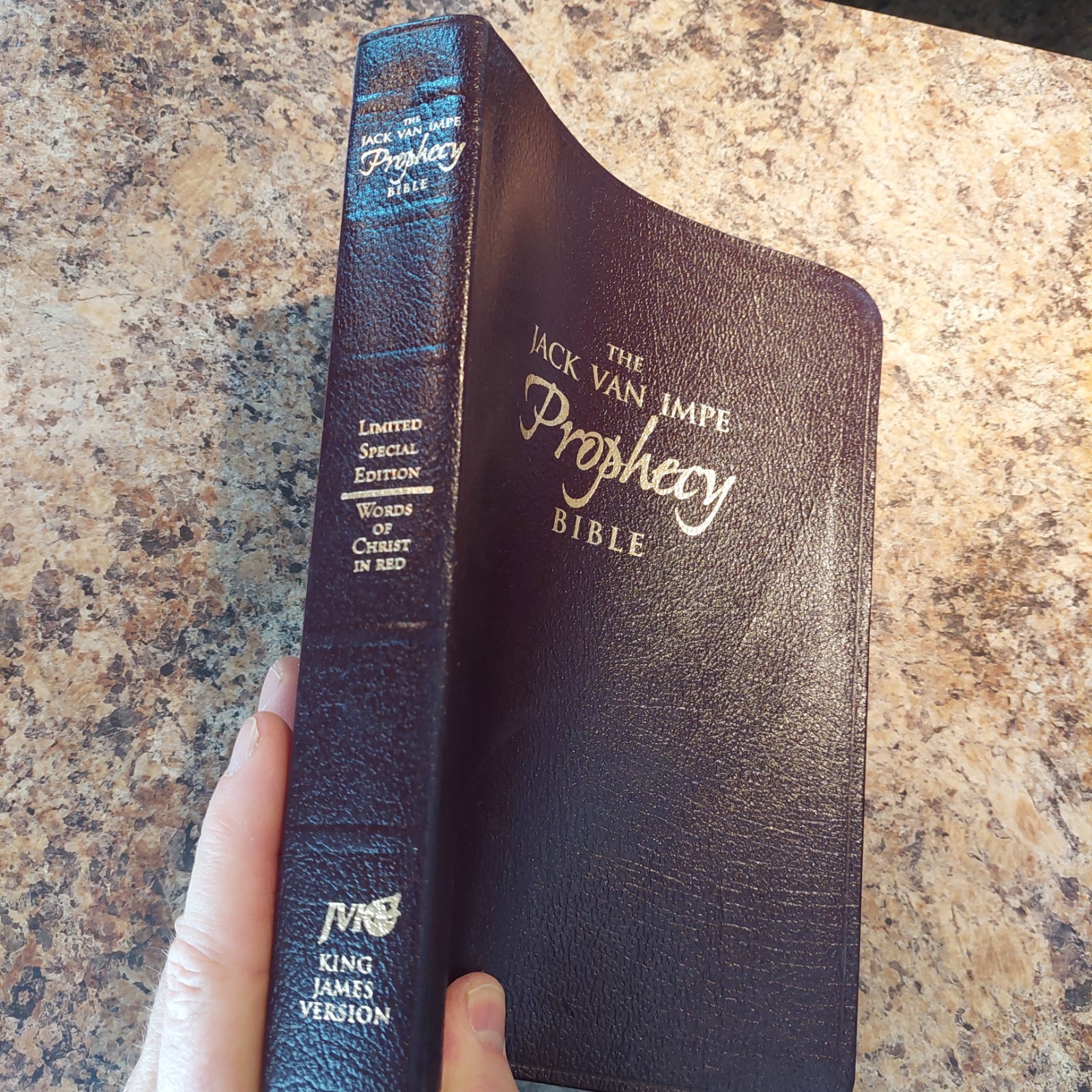 Jack Van Impe Prophecy Bible Limited Special Ed Burgundy pre owned