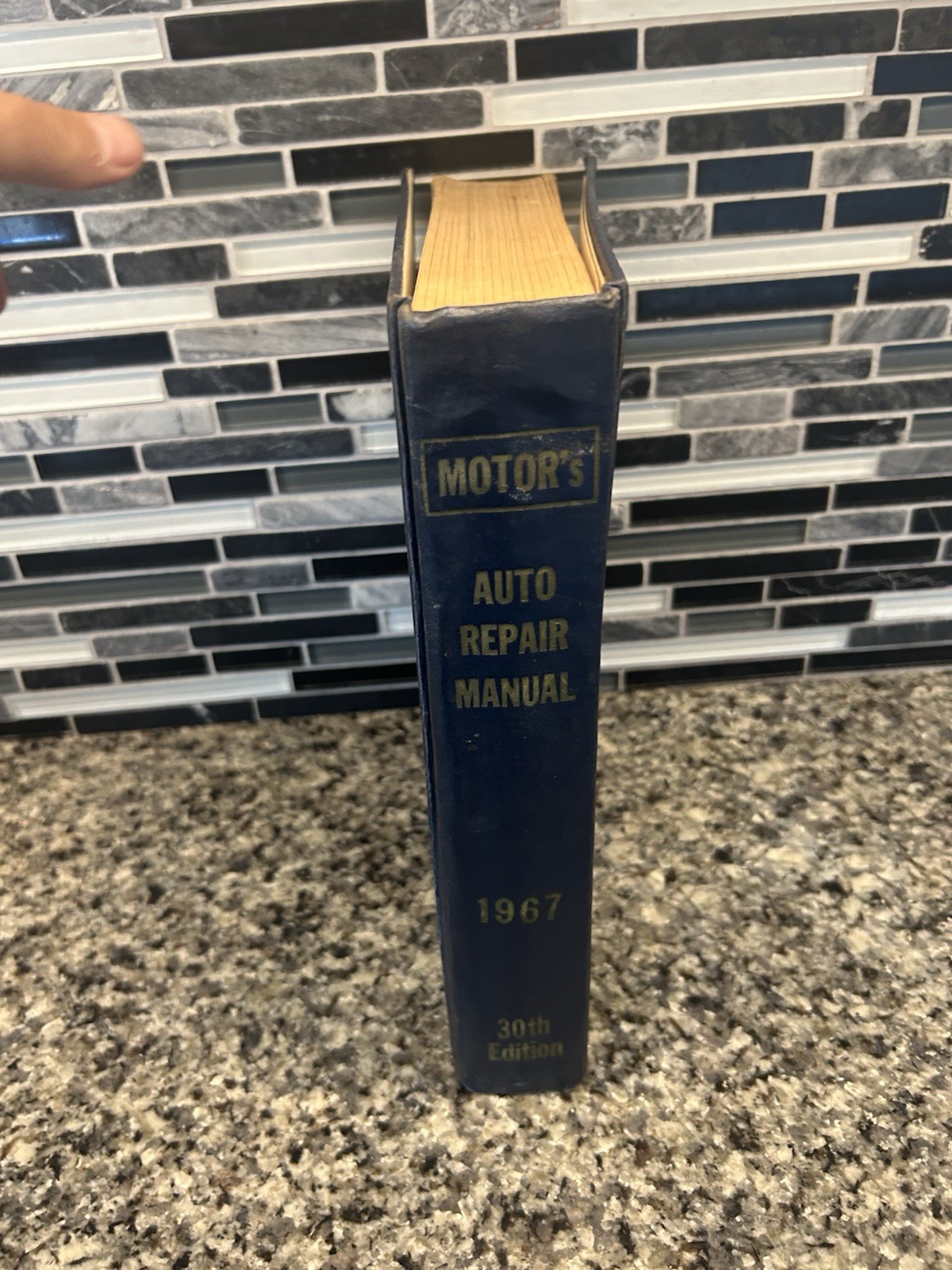 Motor’s Auto Repair Manual 1967 30th Edition Illustrated