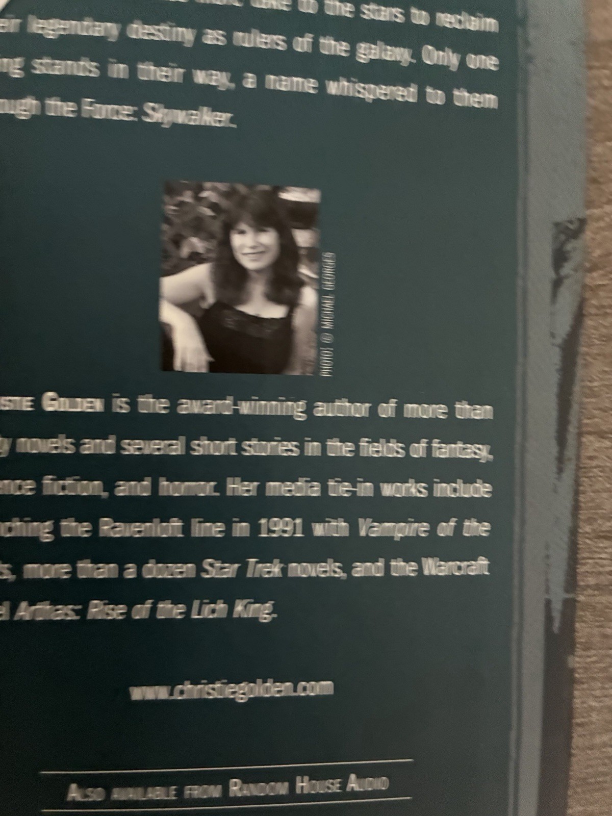 Star Wars Fate of the Jedi Omen Book by Christie Golden 2009 First Ed Room Decor