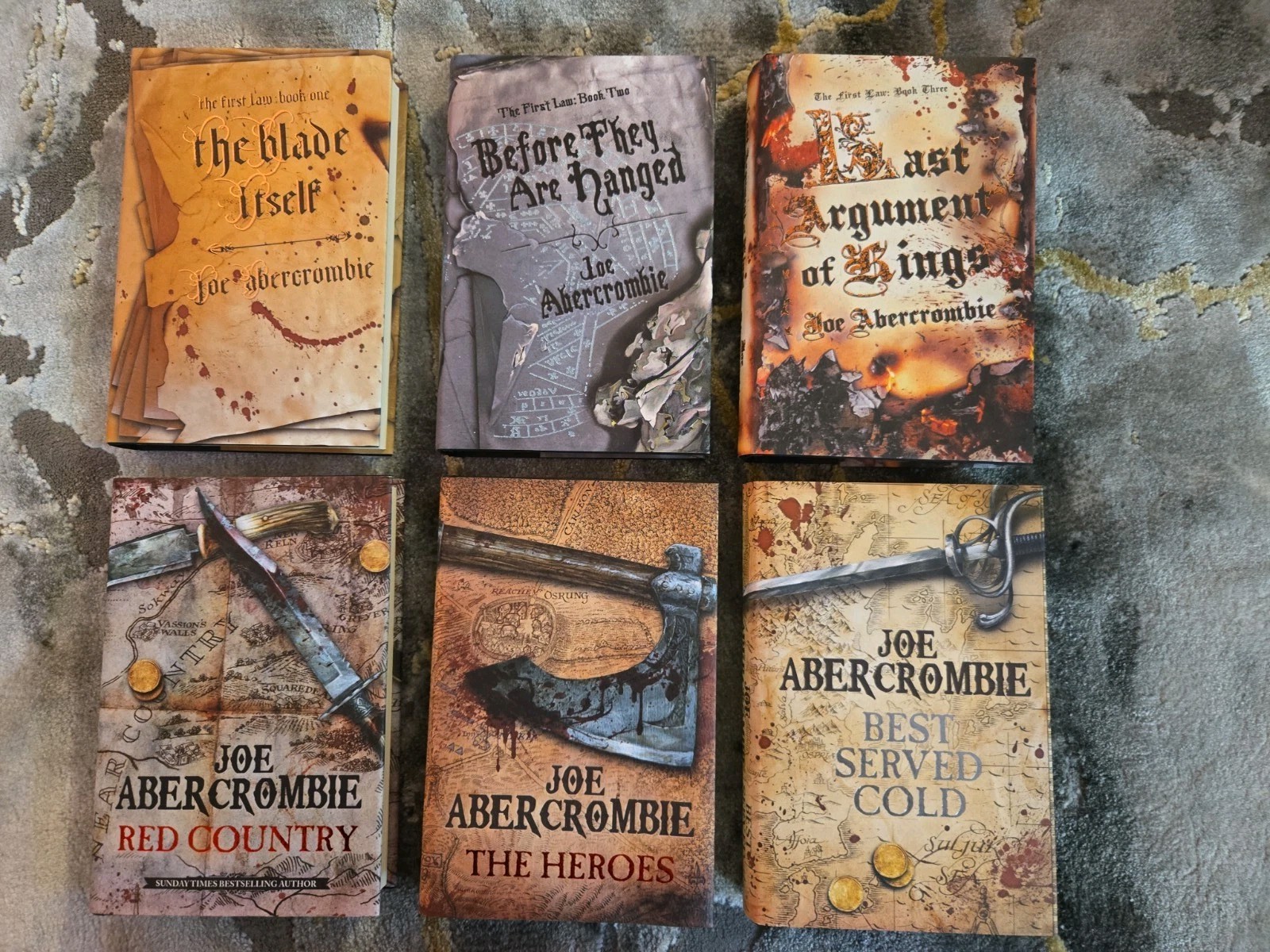 The first law By Joe Abercrombie Broken binding signed