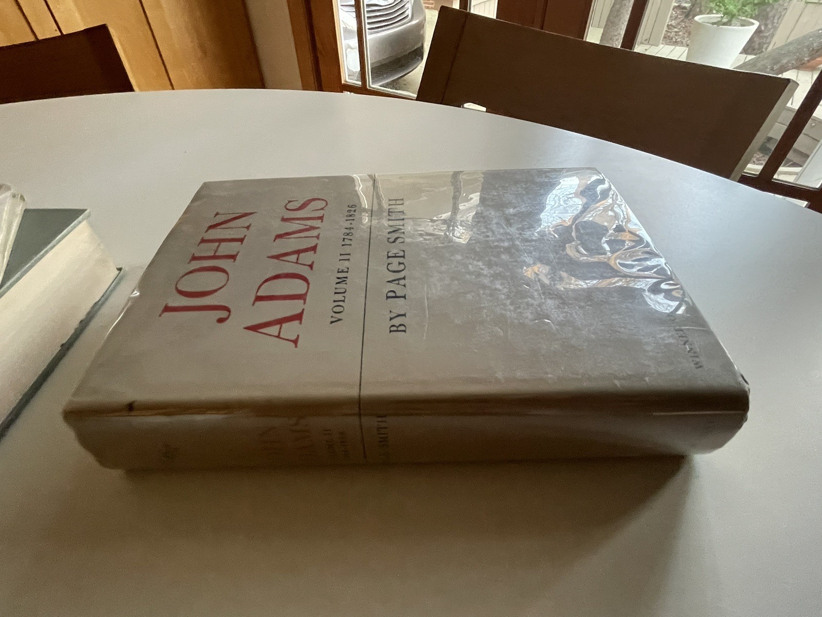 John Adams Volumes 1 & 2 – Page Smith – HC VG DJ Fair – Clean Copies – See notes
