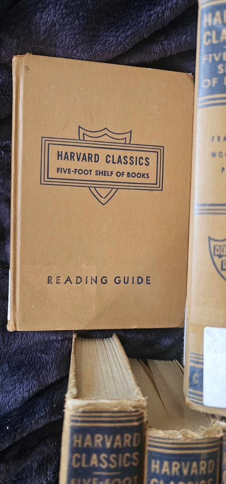 1930s Harvard Classics 5 Foot Shelf Of Books 51 Volume (#35 missing) Library Iss
