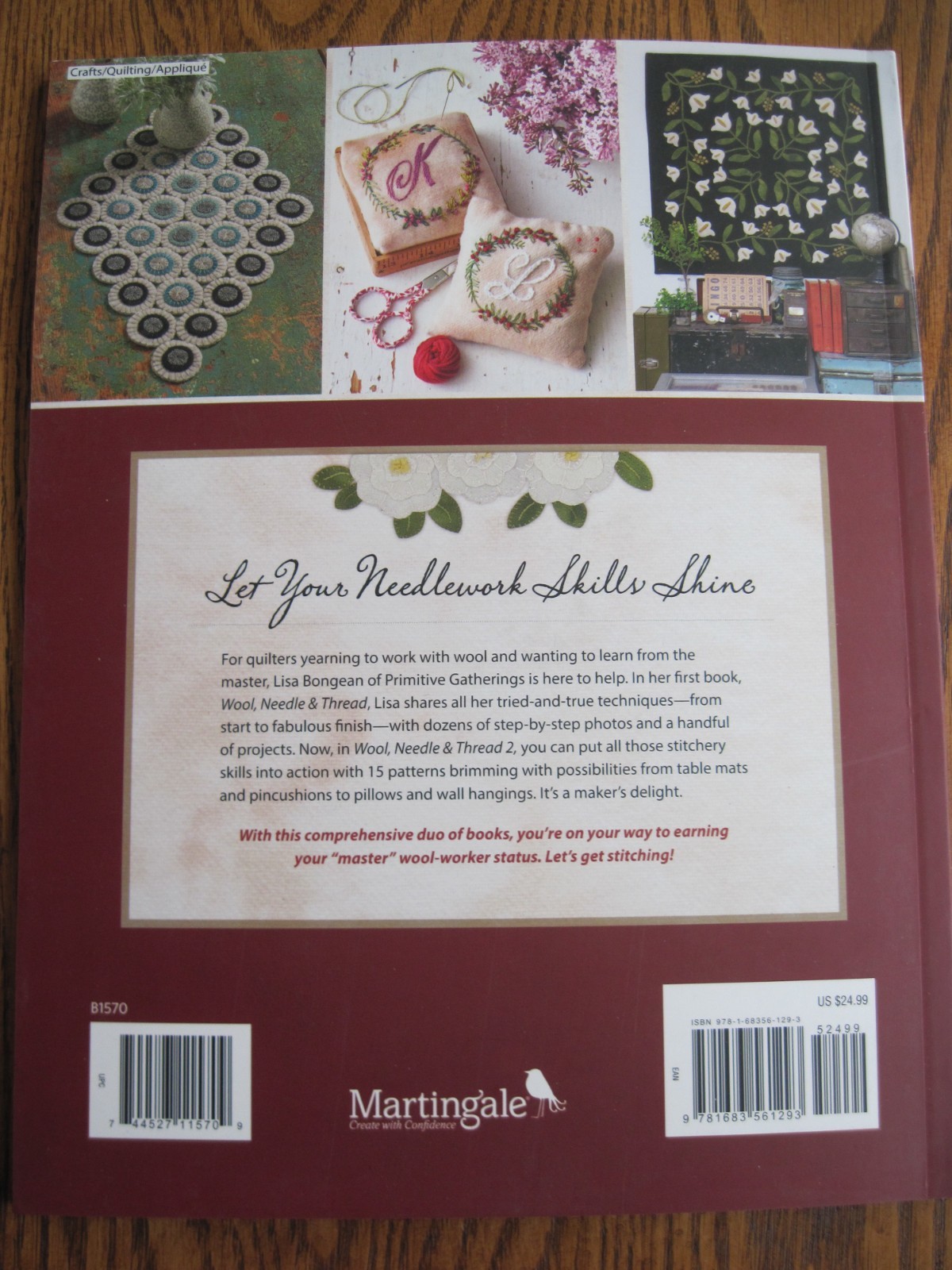 Wool, Needle & Thread 2: A Project Companion Book for Wool Stitchery by Bongean