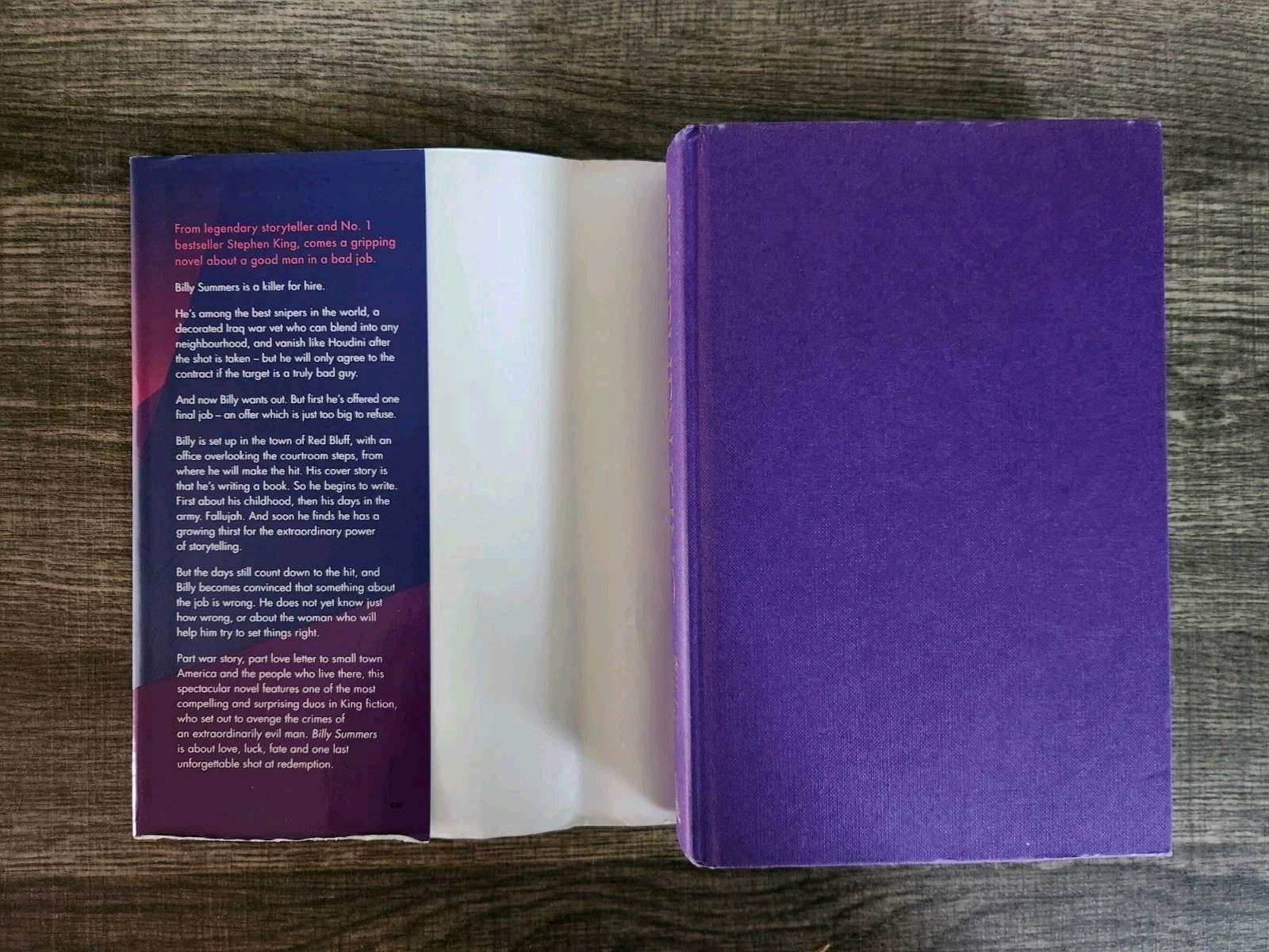 Stephen King BILLY SUMMERS UK Collector’s Edition Hardcover Hodder Special Cover