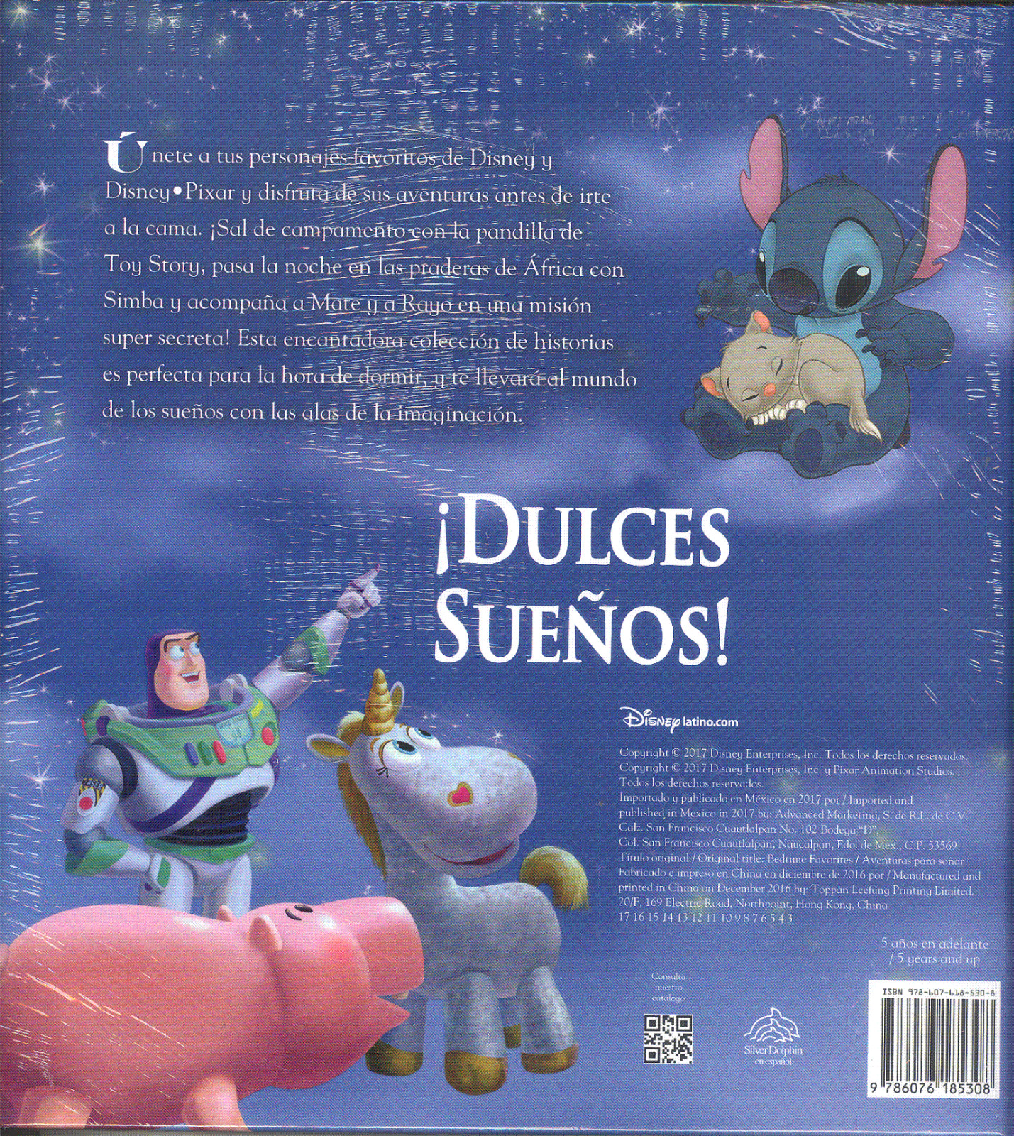LIBRO „COLECCIÓN DE CUENTOS DISNEY AVENTURAS PARA SOÑAR“ EN ESPAÑOL