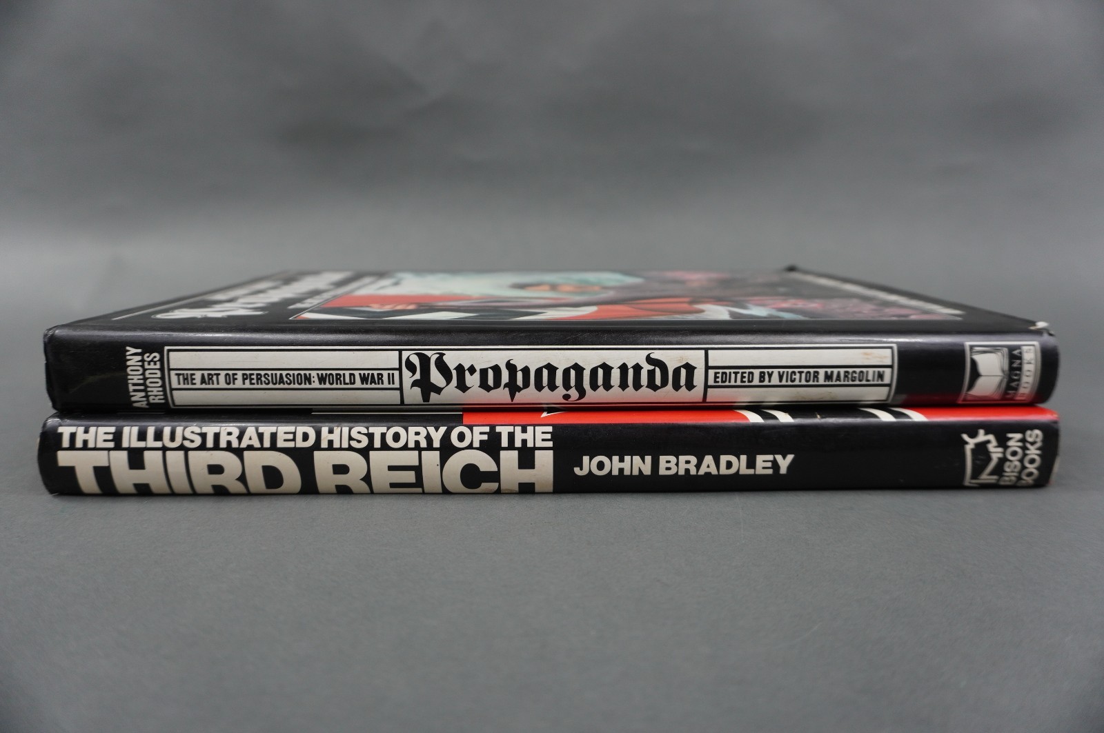 Third Reich Illustrated History & WWII Propaganda Hardcover Books Lot of 2