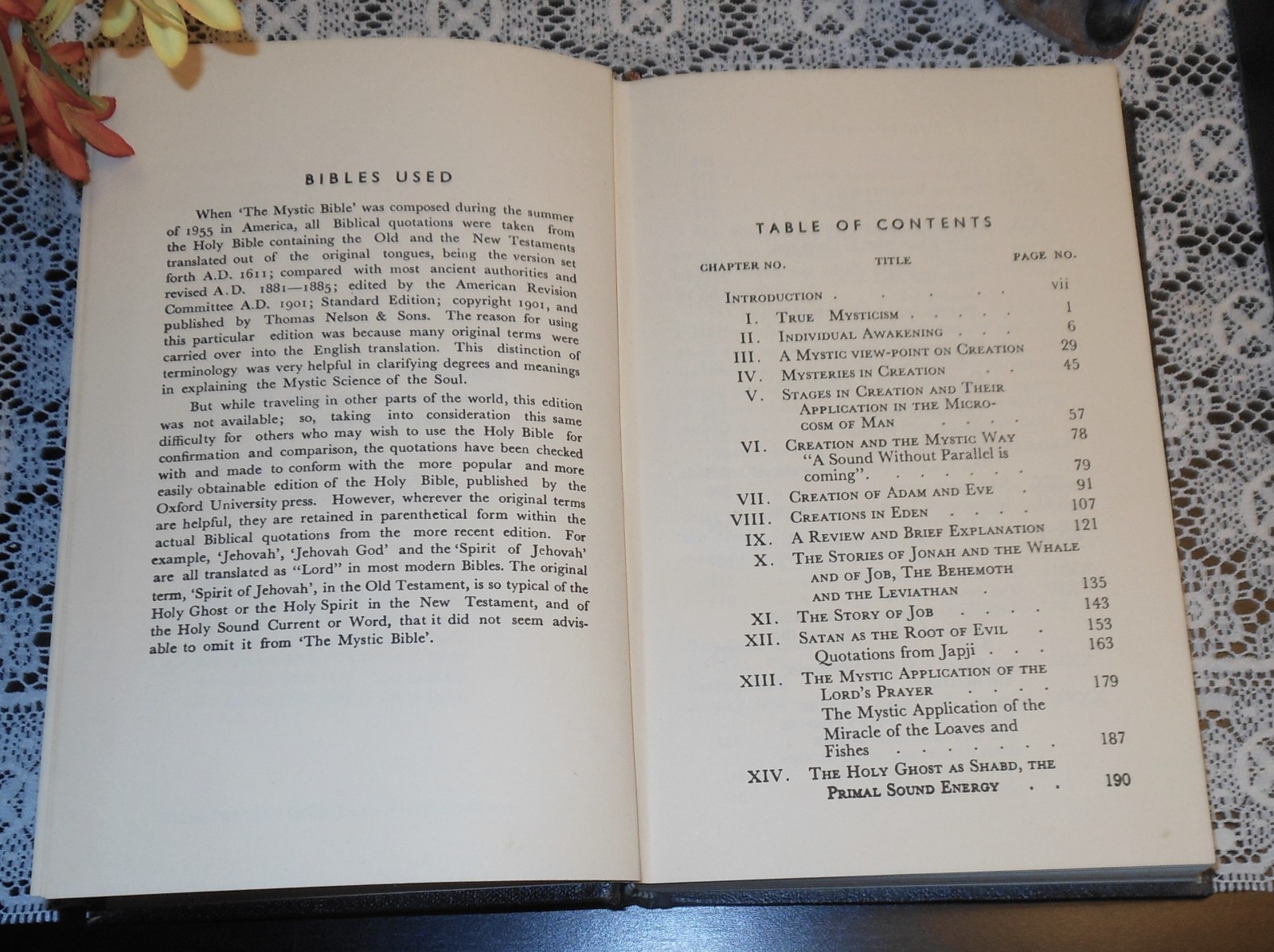 MYSTIC BIBLE by Dr. Randolph Stone Radha Soami Satsang Beas India (7th Ed. 1982)