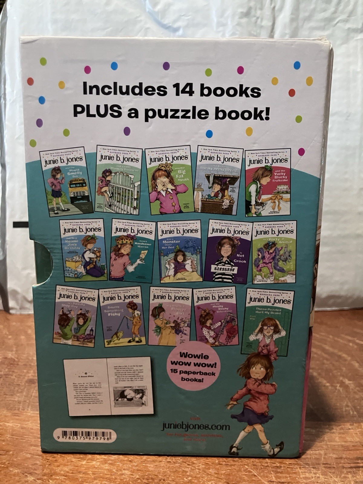 👧 JUNIE B. JONES Puzzle BOX SET CHAPTER BOOKS #1-14 BY BARBARA PARK AGES 6-9