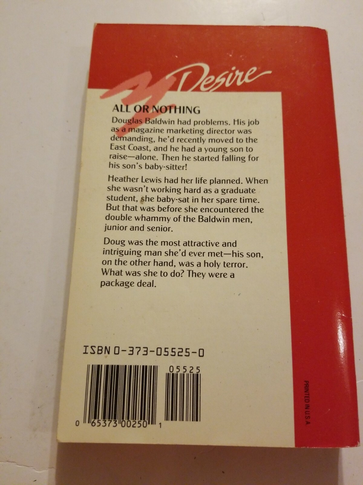 A Package Deal Ariel Berk 1989 Silhouette Desire Vintage Paperback 525